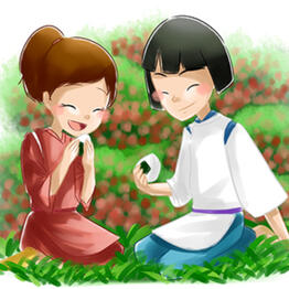 Chihiro and Haku Chihiro and Haku