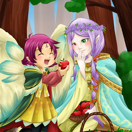 Fae and Idunn Peaceful Day