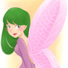 Pink Winged Fairy